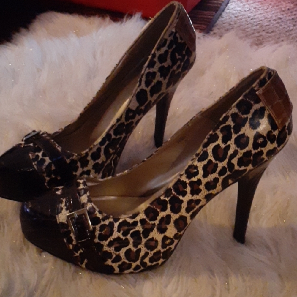 Animal print shoes